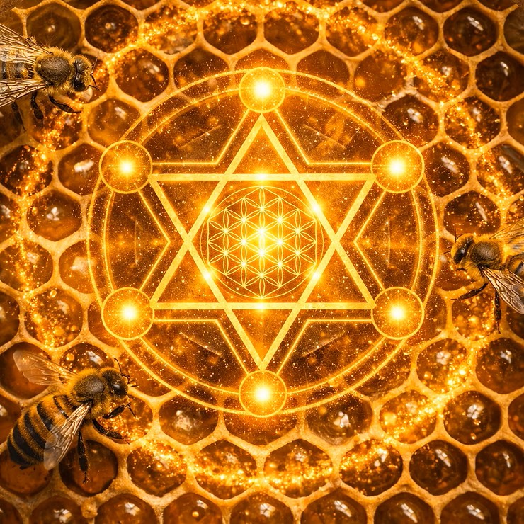 La géométrie sacrée de l'hexagone